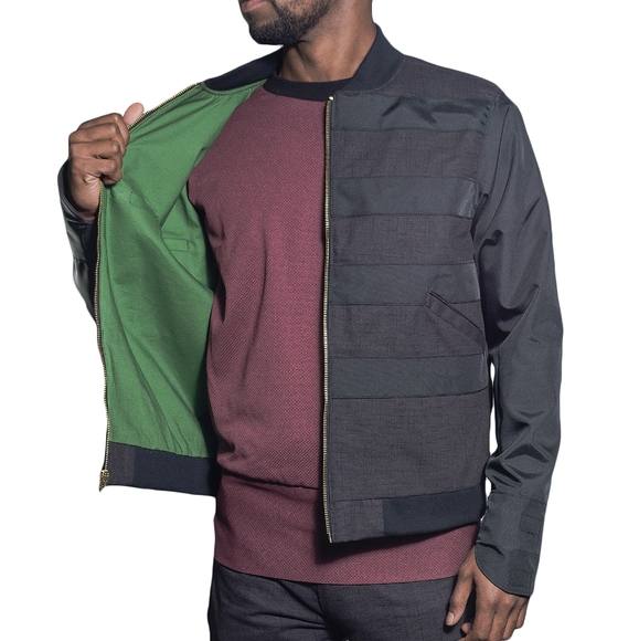 M. Laurex Water Resistant Bomber Jacket - Picture 4 of 4